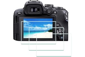ULBTER schutzfolie Displayschutz für Canon EOS R100 EOS R10 EOSR10 Displayschutzfolie LCD Gehärtetes Glas Kratzfest Anti-Staub Blasenfrei [3 Stück]