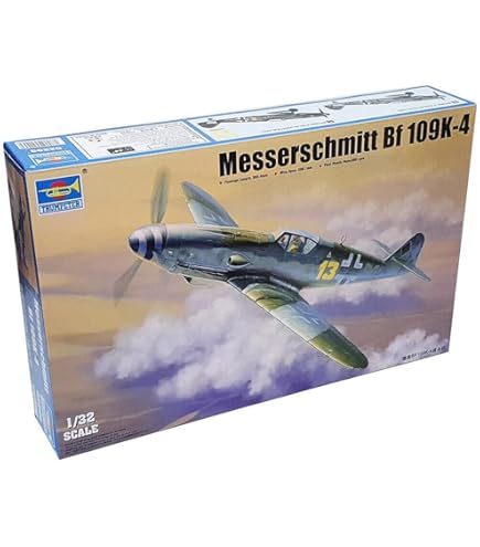 Maquette Avion Messerschmitt Bf 109G-10 Trumpeter 1/32 - Référence 02298, Pièces à Assembler, Peinture Non Incluse