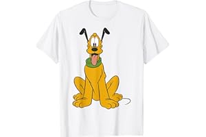 Disney Mickey Mouse Pluto The Dog Portrait T-Shirt