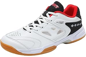 Kraftpaid Badminton Squash Schuhe,Tischtennis Schuhe Herren,Atmungsaktiv Badminton Schuhe,Tischtennis Turnschuhe,Frauen Badminton Schuhe,Tennis Squash Schuhe Turnschuhe FüR Tischtennis Volleyball