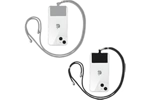 Yoedge Universelle Lanières de Téléphone en Bandoulière avec Patch, Adjustable Réglable Amovible en Nylon Pendentifs Collier de Longe Porte-clés Cordon pour Plupart de Téléphones Intelligents