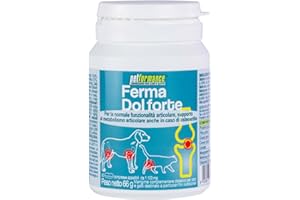 PETFORMANCE BENESSERE PER CANI E GATTI FermaDol Forte - 60 Compresse per le Articolazioni del Cane e del Gatto - con Glucosamina, Condroitina, Artiglio del Diavolo - Contrasta Dolore ed Infiammazione (Pilloliera)