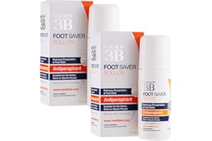 NEAT FEAT Neat® 3B Foot Saver Roll-On Antiperspirant for Feet 60ml TWIN PACK