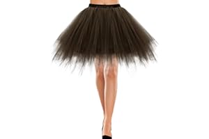 Bbonlinedress Jupe Tulle Ballet Tutu Danse Classique Courte Style Années 50s en Tulle Evasé