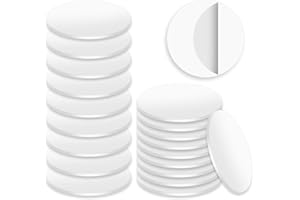 XINZHIZHU 20PCS NFC Tags Stickers 25mm NTAG215 Chip Round Coins Cards with Adhesive Anti-Magnetic Anti-Metal 504 Bytes Memory for Tagmo Amiibo and All NFC Enabled Mobile Phones and Devices Programmable White