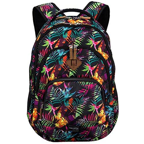 Preisvergleich Produktbild Travelite Basics Rucksack Melange mit Laptopfach Schulrucksack Daypack Backpack Laptoprucksack, Farbe:Hawaii