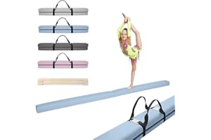 ‎MAMOI MAMOI® Schwebebalken für zuhause, Balancierbalken, Balken Turnen klappbar, Turngeräte Indoor, Balancieren und Turnbalken, Gymnastic bar