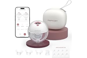 Momcozy M5Smart elektrisk bröstpump, handsfree, styrs via app, 1-pack