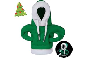 Tyrzol Shift Knob Hoodie for Car Interior Gear Stick Hoodie Christmas Green Car Gear Stick Hoodie Cover Creative Hoodie Car Gear Stick Cover Shifter Knob Hoodie Cover Gear Lever Hoodie