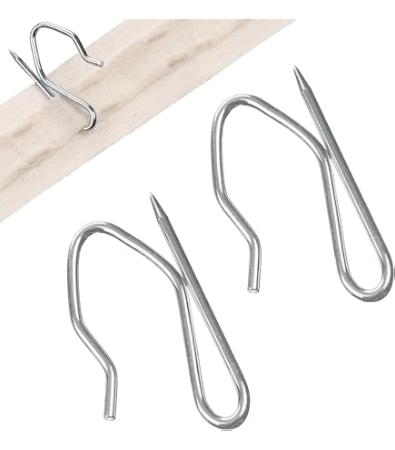 Merriway Gardinenringe Aus Metall, Vermessingt – 24 Stück, Innendurchmesser 16 Mm, Weiß