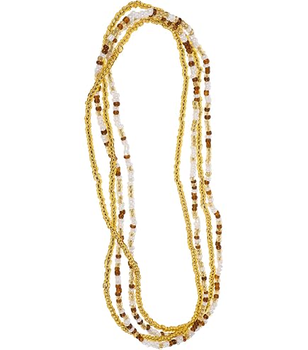 10 Chaînes De Taille élastiques Perles Colorées - Style Boho, Pour Femme, Ajustable (env. 80 Cm)