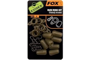 MATRIX Fox Carp Fishing - NEW Edges Accessories - Run Ring Kit - Trans Khaki