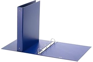 Favorit 100460453 - Raccoglitore con 4 Anelli, 25 x 35 cm, Blu