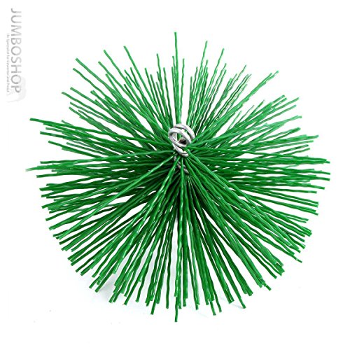 Jumbo-Shop 150mm Kaminbesen Schornsteinbesen KUNSTSTOFF Kehrbesen Schornsteinfeger Besen Kamin reinigen für PLEWA Rohr Edelstahl Keramik Schornstein - 2