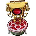 Fully Automatic Electric Arti Machine Nagara With Sankh Sound For Home Temple Copper 2 Pooja Bell Dholak And Sankh Speaker For Pooja Room Atri Machine with Drum,Bells with Adjustable Arti Tempo/Rhythm