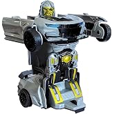 Asya Oyuncak Robota D&ouml;n&uuml;şen Araba Camaro 333-3 GRİ