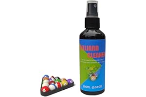 NUYTGHR Pool Ball Cleaner | Billiard Ball Polish | Billiard Ball Cleaning Solution | Pool Ball Cleaning Spray | Billiard Ball Cleaning Kit, Billiard Ball Restoration Cleaner, Billiard Ball Cleaning Compound