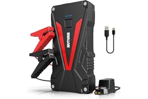 ‎BUTURE BuTure Starthilfe Powerbank, 1500A Spitzenstrom 13800mAh Tragbare Auto Starthilfe für 6.0L Benzin und 5.0L Dieselmotor LED Taschenlampe