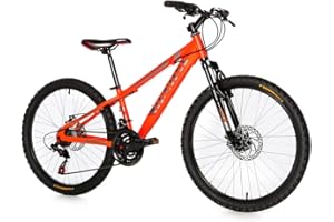 MOMA BIKES Bicicleta Montaña Mountainbike 24" BTT Shimano, Aluminio, Doble Disco y suspensión