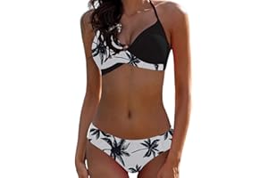 JFAN Damski dwuczęściowy kostium kąpielowy, lifting Classic Thin Triangle, strój kąpielowy, elegancki zestaw bikini