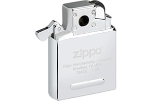 Zippo - Mechero de Reaper, Cromo Satinado, con Emblema, Recargable, Reutilizable, diseño Resistente al Viento, Caja de Regalo, Fabricado en Estados Unidos