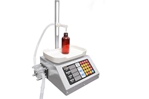 GODMOY Liquid Filling Machine 3-500ml Automatic Numerical Digital Control Bottle Filler Machine High Precision Peristaltic Pump Weighing Filling Machine for Essential Oil, Oral Liquid, Perfume, Spray Bottle