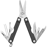 LEATHERMAN Micra Multipurpose Tool, &Ccedil;ok Ama&ccedil;lı Makas, Slate | Makaslı ve 9 Aletli Paslanmaz &Ccedil;elik &Ccedil;ok Ama&ccedil;lı Alet