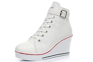 Padgene Chaussures de tennis pailletées décontractées légères et respirantes pour femme