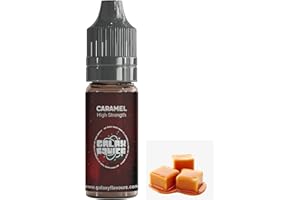 GALAXEJUICE Caramel Flavouring - High Strength Food Flavoring - 230+ Flavours -10ml Bottle.
