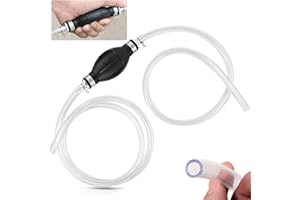 LIVESTN Pompa Manuale sifone della Mano, Pompa a mano Tubo con tubo sifone portatile 2M trasferimento Portatile combustibile dell'automobile per Auto, Fish Tank pompa carburante di emergenza