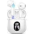Wireless Earbuds, Bluetooth 5.3 Headphones 2024 Wireless Headphones in Ear with ENC Mic, Bluetooth Earphones Noise Cancelling Ear buds with 50H Hifi Stereo, IP7 Waterproof Headset, USB-C, LED Display