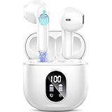 Cuffie Bluetooth, Auricolari Bluetooth 5.3 Cuffie Wireless In Ear con 4 ENC Mic Stereo, Cuffie Senza Fili Cancellazione Rumor