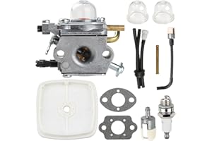 ZAMDOE Carburetor Tune Up Kit for Echo PB-2100 PB-2155 Handheld Leaf Blower ES-2100 Shredder C1U-K42 C1U-K42B C1U-K42A Carburetor, with Air Filter Fuel Line Kit Spark Plug