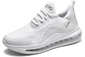 MANZOOR Homme Air Running Chaussures de Course à Pied Tendance pour avec Coussin d'air Baskets Femme Sneaker décontractées pour la Marche Le Tennis Le Basket-Ball la Gym Les Sports