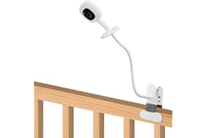 AISVAN Babyphone-Halterung, kompatibel mit Nanit Pro Smart Babyphone und Flex-Ständer, auch für Kameras mit 1/4-Zoll-Schraubbefestigung, flexibler langer Schwanenhals-Arm, Baby-Kamera-Halterung, Ständer ohne