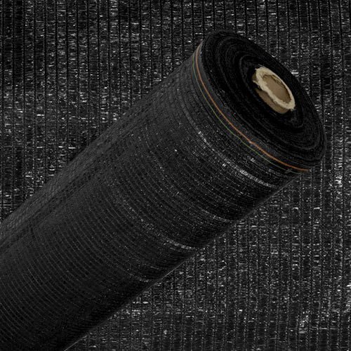Preisvergleich Produktbild Mesh Sombreo 2,0 Meter Rolle schwarz 100 Meter