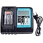 3A DC18RC Ladegerät Ersatz für Makita 18V Akku BL1860B BL1860 BL1850 BL1845 BL1840B BL1840 BL1835 BL1830B BL1830 mit LCD…