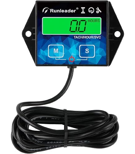 Compteur Heures & RPM Runleader RL-HM012 - Numérique Étanche IP68 Pour Moteurs