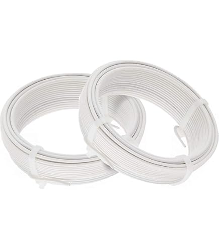 Filo Metallico Chapuis FILPACK - Acciaio Plastificato Bianco 1,2mm X 6m, Per Giardinaggio E Fai Da Te - Foto 10