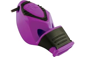 Silbato y correa para la muñeca Fox 40 Epik de Fox Head; empuñadura de boca acolchada (CMG), morado