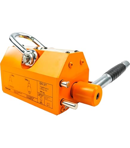 Magna-C Permanent-Kranmagnet – Bis 300 Kg Für Flachmaterial, 100 Kg Für Rundmaterial