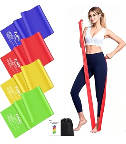 Fitness Folie : Set De 5 Bandes De Résistance Incassables - Multicolore - Neuf