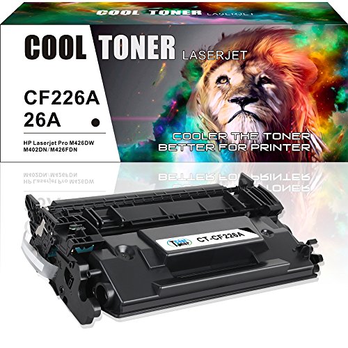 Cool Toner kompatibel Toner fuer CF226A(26A) Kompatibel Toner fuer HP LaserJet Pro MFP M426 M426dw M426fdw M426fdn, HP LaserJet Pro M402 M402dn M402n M402d M402dw, Schwarz 3100 Seiten