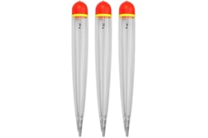 Storfisk fishing & more Lot de 3 flotteurs transparents pour pêche au brochet, truite, sandre, carpe, etc.