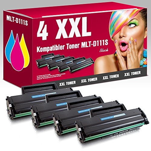 4 Kompatibler Toner MLT-D111S für Samsung Xpress M2000 M2020 M2020W M2021 M2021W M2022 M2022W M2026 M2026W M2070 M2070F M2070FW M2070W M2071FH M2071FW M2071HW M2071W M2078 M2078F M2078FW M2078W ms-point®