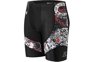 HUGE SPORTS Men's Swim Shorts Compression Swimming Jammer Cool Dry Active Swimsuit Swimming Athletic Workout Running Shorts Beast Layer