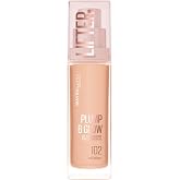 Maybelline New York Makeup Foundation Lifter Foundation, Instantly | 90% Skincare Ingredients and 2% Niacinamide, Hyaluronic