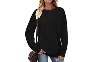 Cuptacc Sweatshirt Women Jumper Round Neck Long Sleeve T Shirts Women Tops Color Block Elegant Shirts