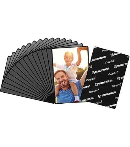 2 Cadres Photo Magnétiques En Acrylique 9x13 Cm - Transparents, Recto Verso - Pour Frigo, Surface Magnétique - Compatibles Photos Mini Fujifilm - 7