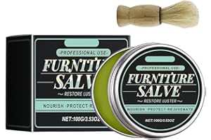 MCILUYAIIO Furniture Salve for Leather, Ultimate Leather Conditioner, Interiors Restoration Cream, Polish and Upholstery Conditioner, Deeply Nourishes & Protects Seats to Automotive,Furniture Interiors
